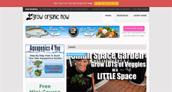 Desktop Screenshot of groworganicnow.com